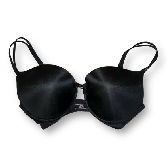 Victoria's Secret Very Sexy Push-Up Bra Black Padded Underwire Adjustable Strap - Picture 1 of 5